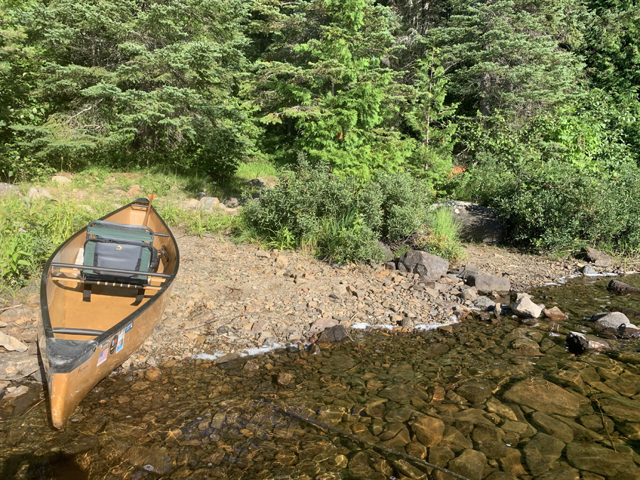 Canoe Lake to Crystal Lake Portage 1