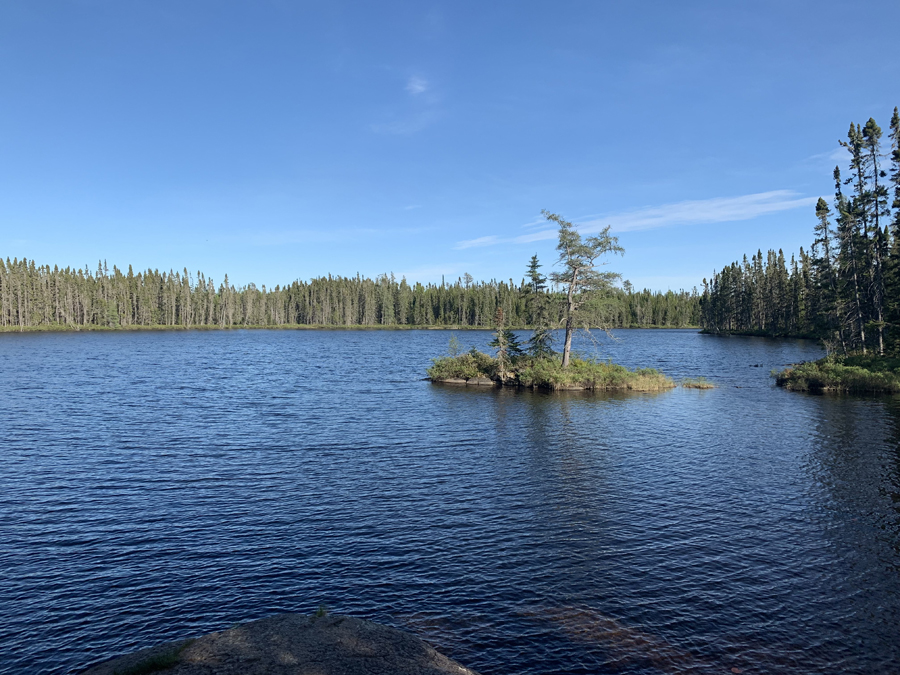 Lower George Lake-Rib Lake Portage 1