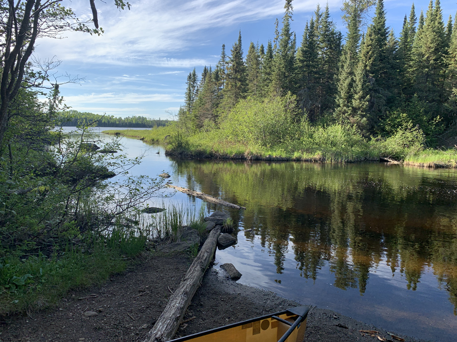 Lower George Lake-Rib Lake Portage 2