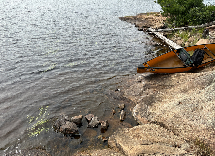 Little Bass Lake BWCA Campsite 1