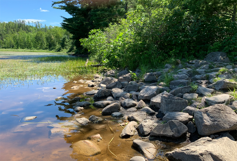 Lower Pauness Lake to Upper Pauness Lake Portage 3