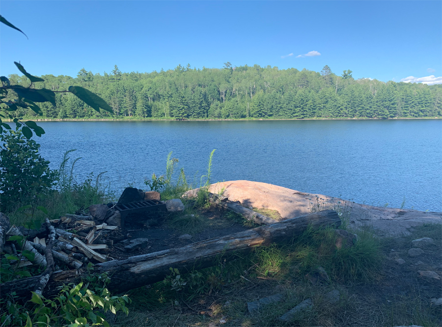 Lower Pauness Lake Campsite 3