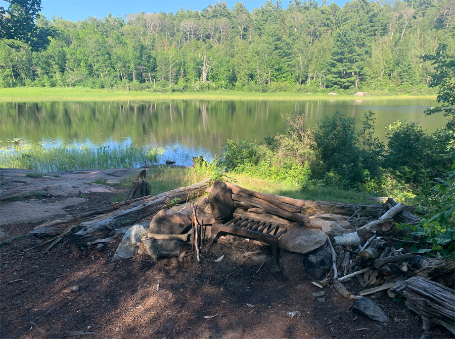 Lower Pauness Lake Campsite 3