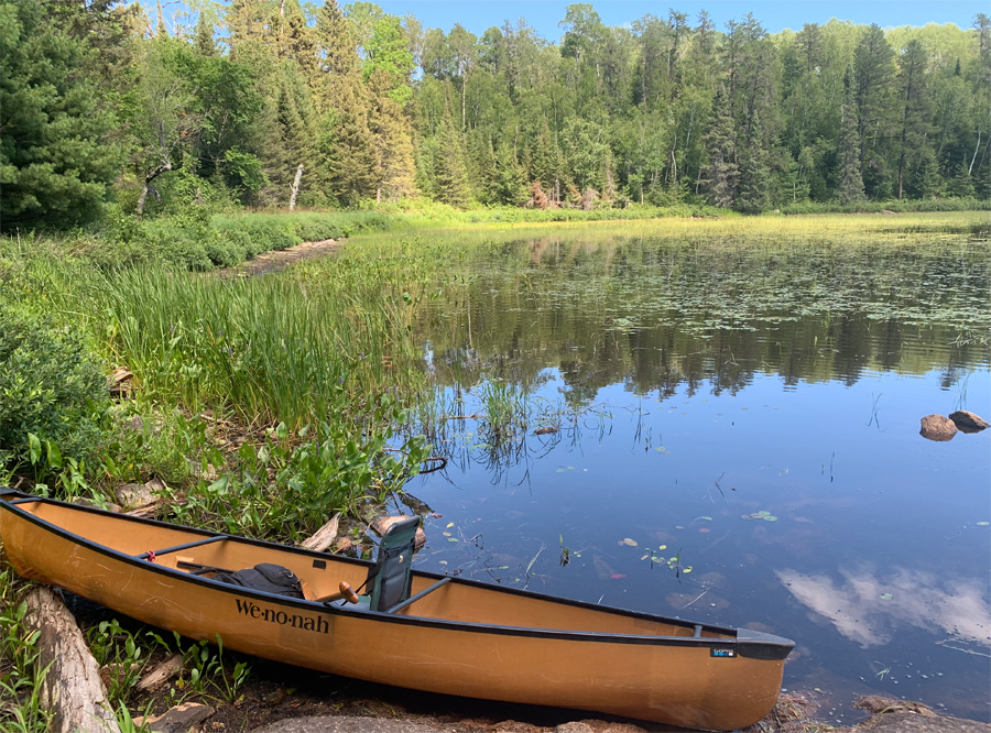 Upper Pauness Lake Campsite 1