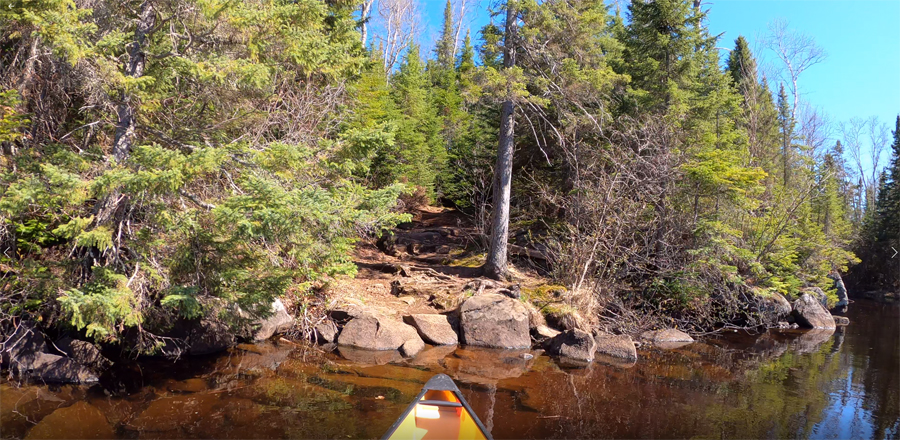 Burnt Lake to Flame Lake Portage 3