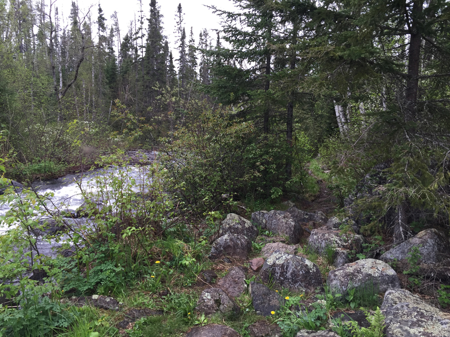 Portage from the Temperance River to Weird Lake in BWCA