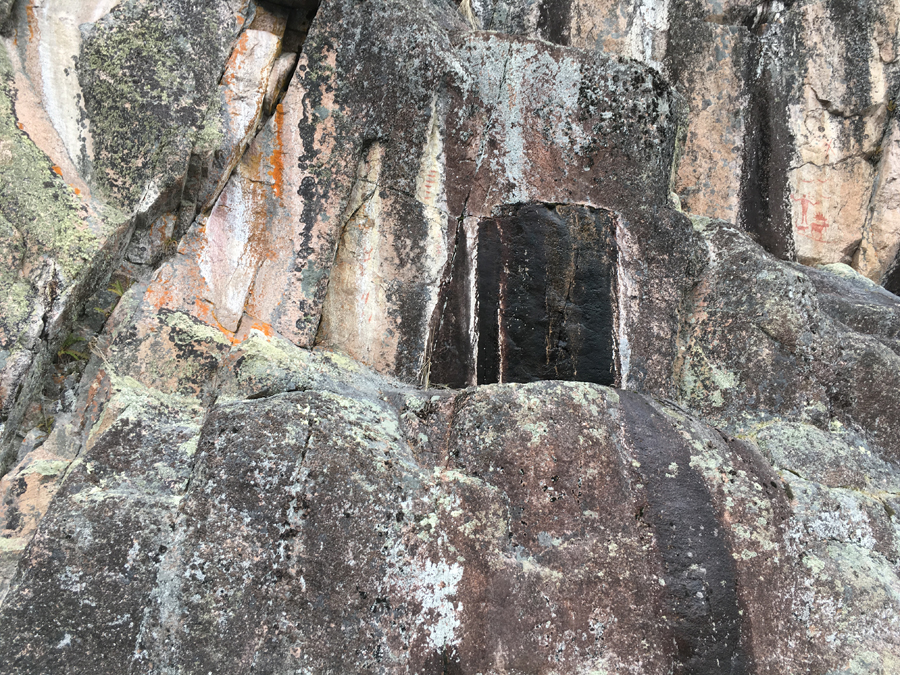 North Hegman Lake Pictographs in Boundary Waters Canoe Area