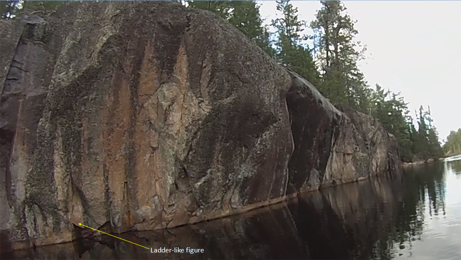 Ladder North Hegman Lake Pictographs