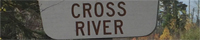 Road sign for Entry Point 50 - Cross Bay Lake