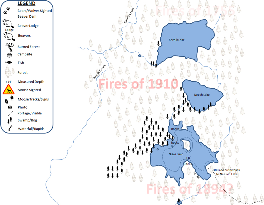 Canthook Lake PMA Map BWCA