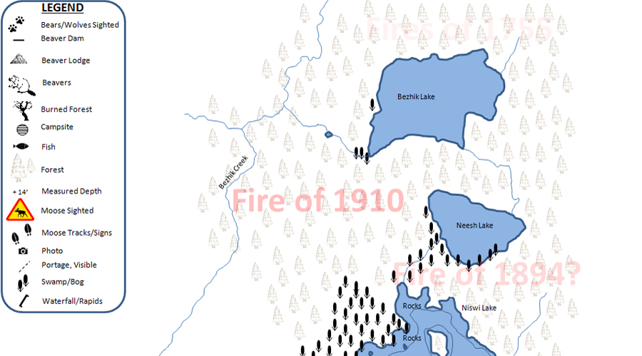 Canthook Lake PMA Map BWCA