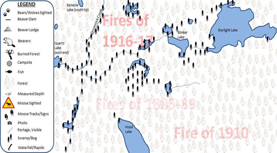 Drag Lake PMA Map BWCA