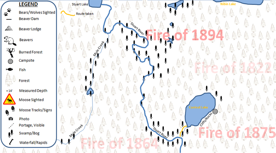 Sundial Lake PMA Map BWCA