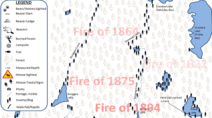 Sundial Lake PMA Map BWCA